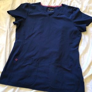 heartsoul Navy Blue Scrubs (top)